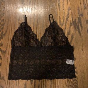 black lace top